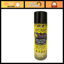 High-Temperature Silicone Coating Spray - Black, 2 Pack - Heat Resistant, Durabl