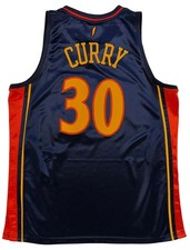 STEPHEN CURRY 2009 AUTHENTIC ADIDAS PRO-CUT WARRIORS ROOKIE JERSEY SIZE 48