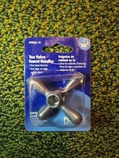 PLUMB PAK PP806-15 PACK 2 Lawn Faucet Hose Bibb Tee Handles SPLINE 12/16