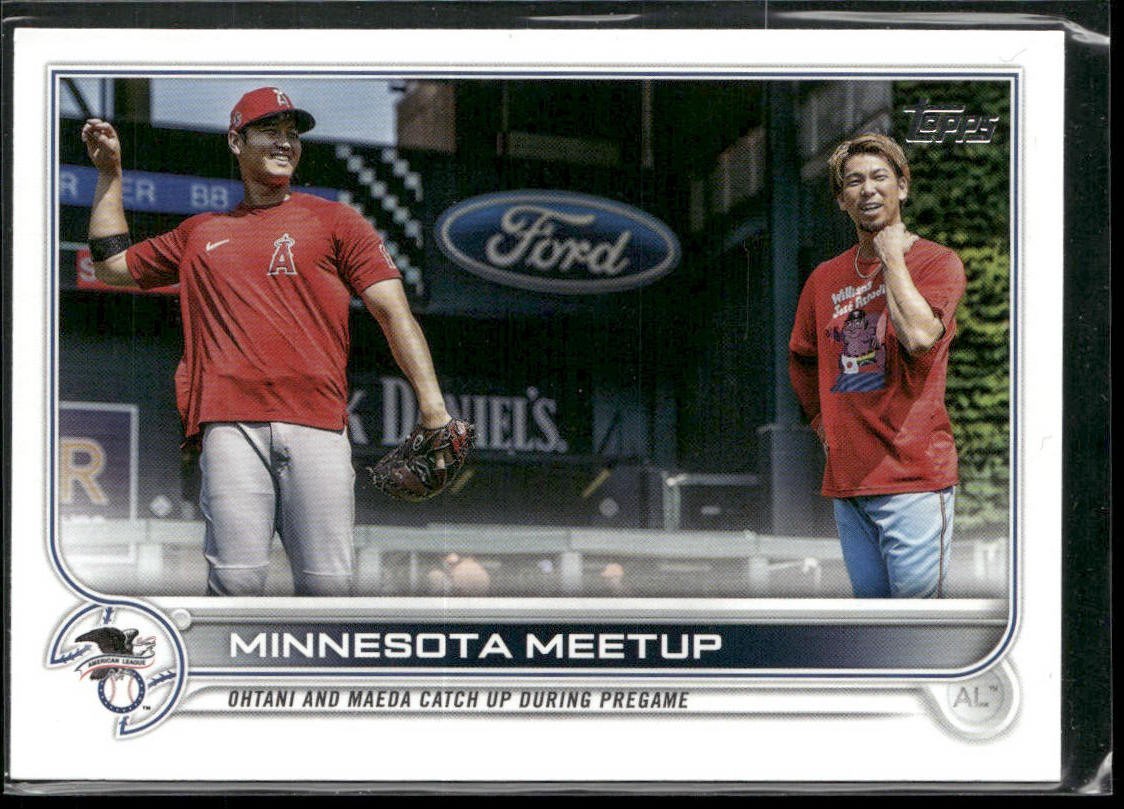 2022 Topps Series 1 Minnesota Meetup Shohei Ohtani Kenta Maeda #122