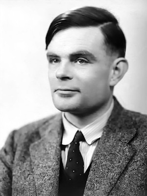 Alan Turing 1951 Portrait Computer Science Math Photo Photograph Art Print