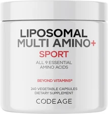 Codeage Multi Amino+ BCAA & EAA Supplement, All 9 Essential Amino Acids,... 