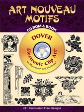 Art Nouveau Motifs CD-ROM and Book (Do..., Dover, Dover