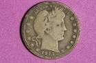 Estate Find 1913 - Barber Quarter Dollar!! #K62495