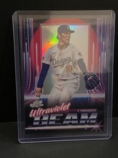 2025 Topps Cosmic Chrome - Ultraviolet Beam Yoshinobu Yamamoto #UB-14