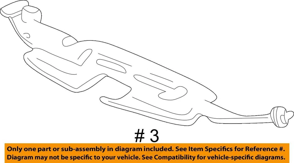 ADEQUADO PARA 1999-2005 PONTIAC GRAND AM SHIELD INT AIR SPH 22619965 - NOVO FABRICANTE DE EQUIPAMENTO ORIGINAL 22619965 - Imagem 3 de 3