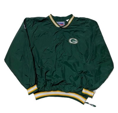 Vintage Green Bay Packers Jacket Starter Proline Windbreaker Mens XL Lined Nylon