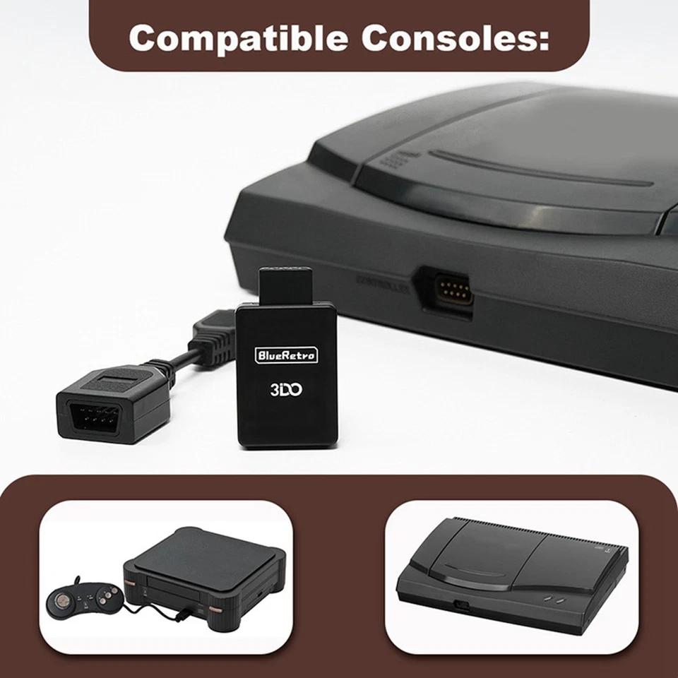 For   Game Controller Adapter for 3DO FZ-1 FZ-10 Consoles for2257 - Image 2 of 4