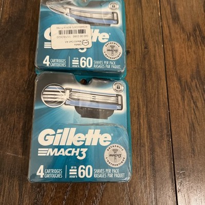 Gillette Mach3-4 Cartridges X Two Boxes