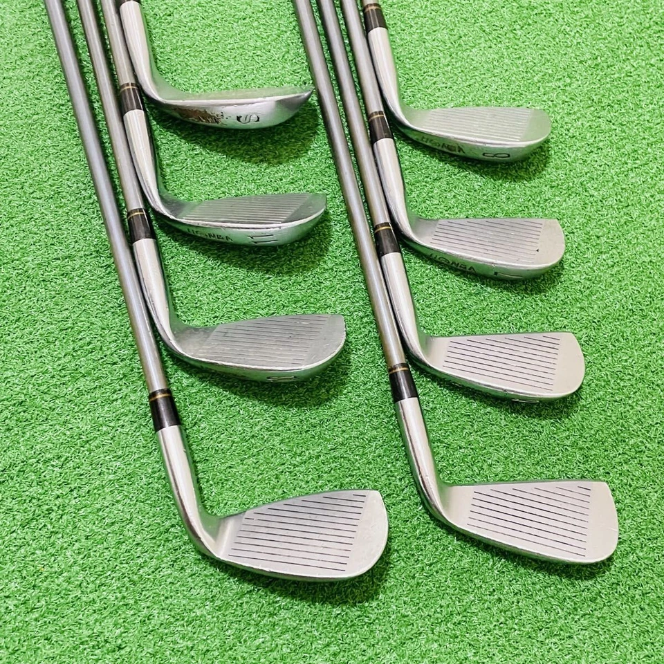HONMA LH Iron Set LB-606 5-11.S SUPER LIGHT TITANIUM Flex R-1 Left Handed STORE - Image 4 of 4