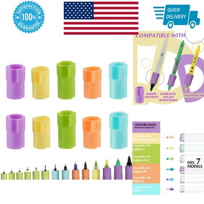 CRAVERLAND Pen Adapters for Cricut Explore 4 3 Air 2 Maker 10 Pack