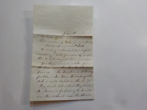 Civil War Letter Noble Army Of Grant Host Egypt Promised Land Missing Original