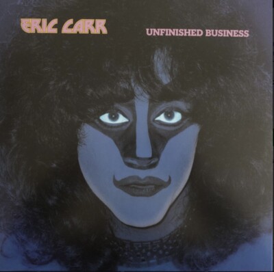Kiss Eric Carr Unfinished Business 2 Lp Blue And Yellow /Flashing Light Effect