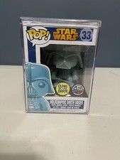 Star Wars Funko Pop #33 Blue Box - Holographic Darth Vader - Dallas Comicon
