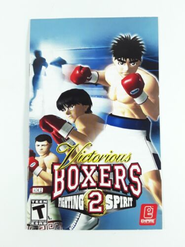 Victorious Boxers 2: Fighting Spirit - PlayStation 2 PS2 (MANUAL ONLY) Authentic
