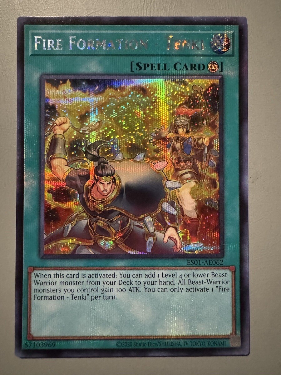 YUGIOH FIRE FORMATION - TENKI ASIA ENGLISH EDITION ES01-AE062