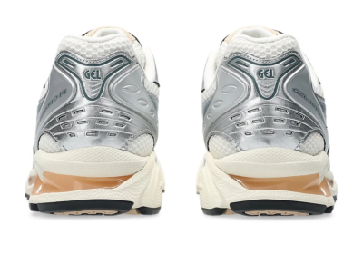 ash.0401  ASICS Gel-Kayano 14 Birch Pure Silver Teal Gold 1203A537-109