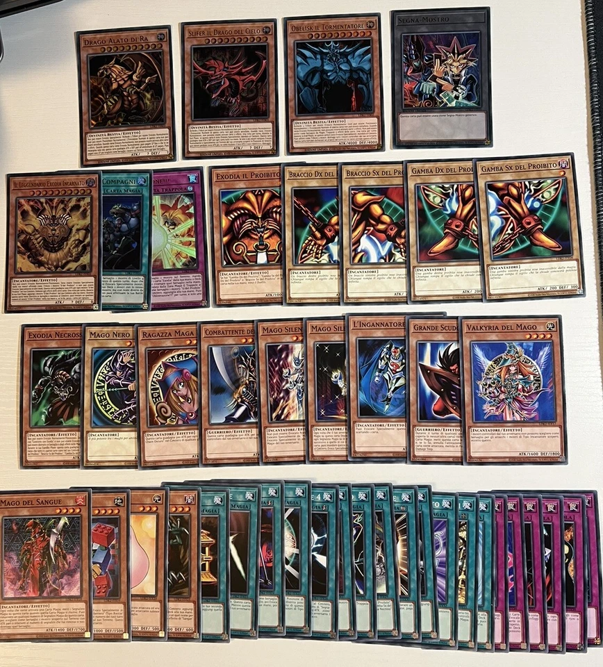 Yu gi oh Deck Yugi Exodia Completo sigillato in italiano Con Divinità Egizie Ita - Immagine 3 di 4