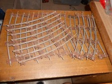Vintage AC Gilbert American Flyer Curved Radius Train Track LOT 15 pcs 1950s