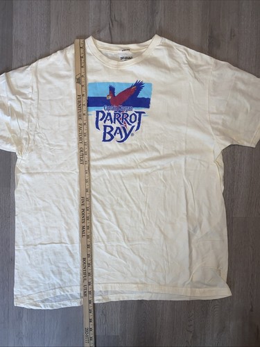 Captain Morgan Parrot Bay T-Shirt XL Beige Coconut Rum Alcohol Booze Drinks - Picture 6 of 8