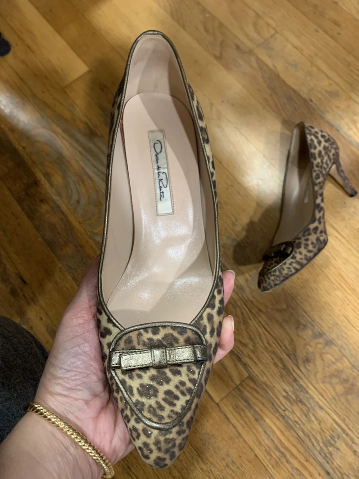 Туфли-лодочки с заостренным носком Oscar de la Renta размер 38 - Изображение 3 из 4