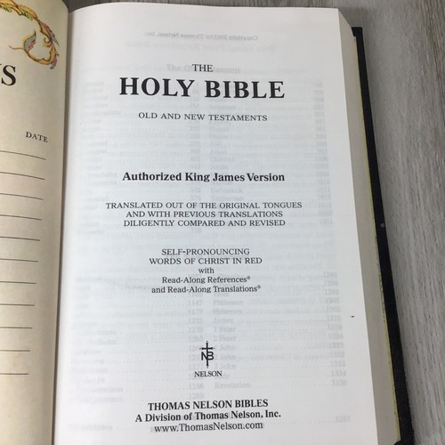 Holy Bible KJV Personal Size Giant Print Reference Edition Words of Jesus in Red - Picture 5 of 12