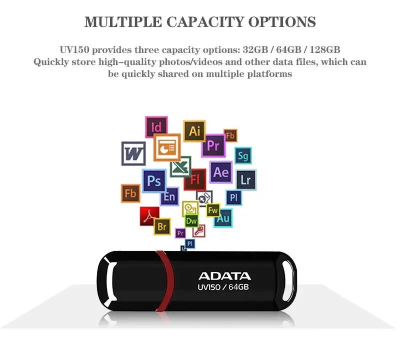 ADATA Authentique Clé USB 32Go Flash Drive 3.2 Gen 1, Compatible MultiAppareils - Photo 4/4