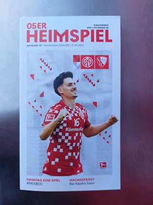 Off. Programme stadium booklet 2024/25 Bundesliga 1.FSV Mainz 05 vs VfL Bochum 