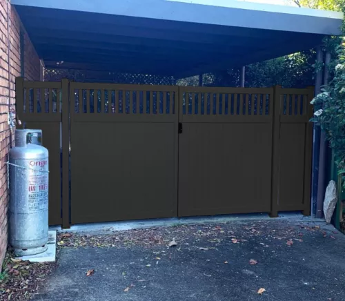 Dark Grey Gates Fences Gates Top Batten DIY Kits Aluminium Custom Hamptons Style - Picture 2 of 13