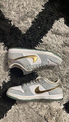Nike SB Dunk Low Sean Cliver Size 7.5 Pre-Owned DC9936 100 Nike SB Dunk Low Sean Cliver Size 7.5 Pre-Owned DC9936 100