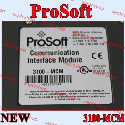 Factory Sealed 3100-MCM ProSoft Communication Interface Module Free Shipping AB