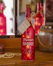 Starlight Bottle Glow Light Up Wine Bottle Gift for Her Mum Daughter Sister Gran