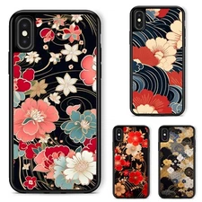 Samurai Japan ink Kimono Aesthetic Cover For iPhone SE4 16E XS XR Max 6 7 8 Plus