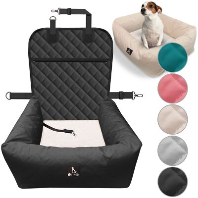 Hunde Autositz 2-in-1 Hundebett,  Auto-Hundesitz Rutschfest Waschbar Reise-Sitz