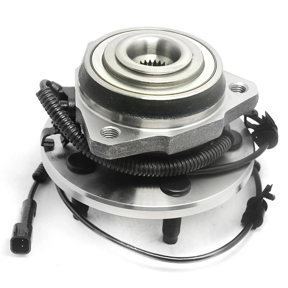 Conjunto de buje y cojinete de rueda delantera de 2 piezas para Jeep Liberty 2002-2007 con ABS Foto 4 de 4