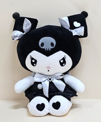 Sanrio Characters Official Plush Doll Series : Black Heart Kuromi Doll 10''