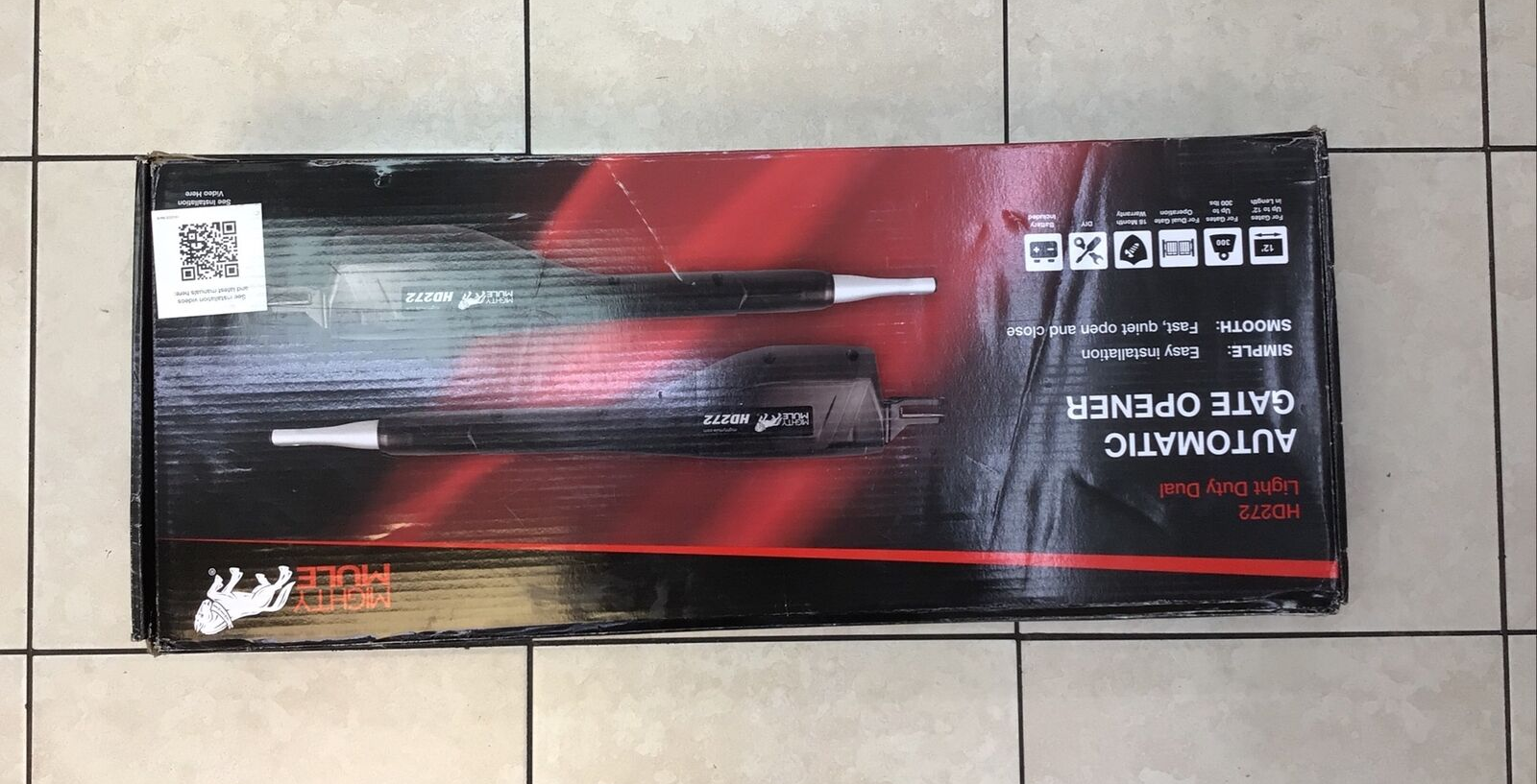 Mighty Mule HD272 Light Duty Dual Swing Automatic Gate Opener Solar