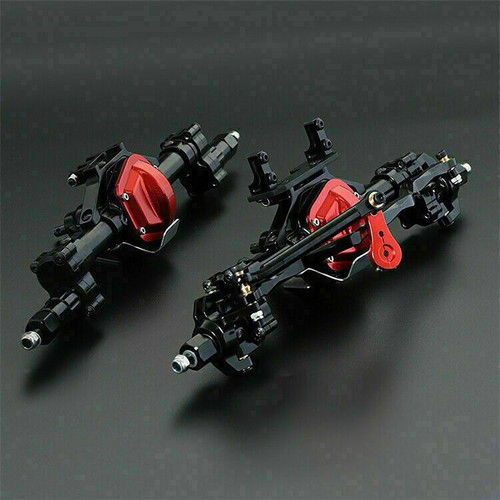 CNC Metal Front &Rear Portal Axle Assembly for RC Climbing Car SCX10 I II 1/10 - Picture 15 of 24