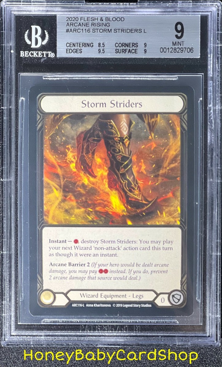 その他 Storm Striders Flesh and Blood HP1 Flesh and Blood Arcane Rising 2020 Storm Striders (Cold Foil) BGS