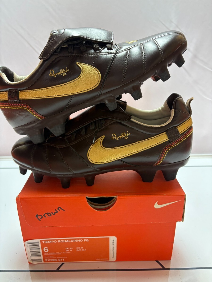 Nike Tiempo Ronaldinho FG Colorway Brown | eBay