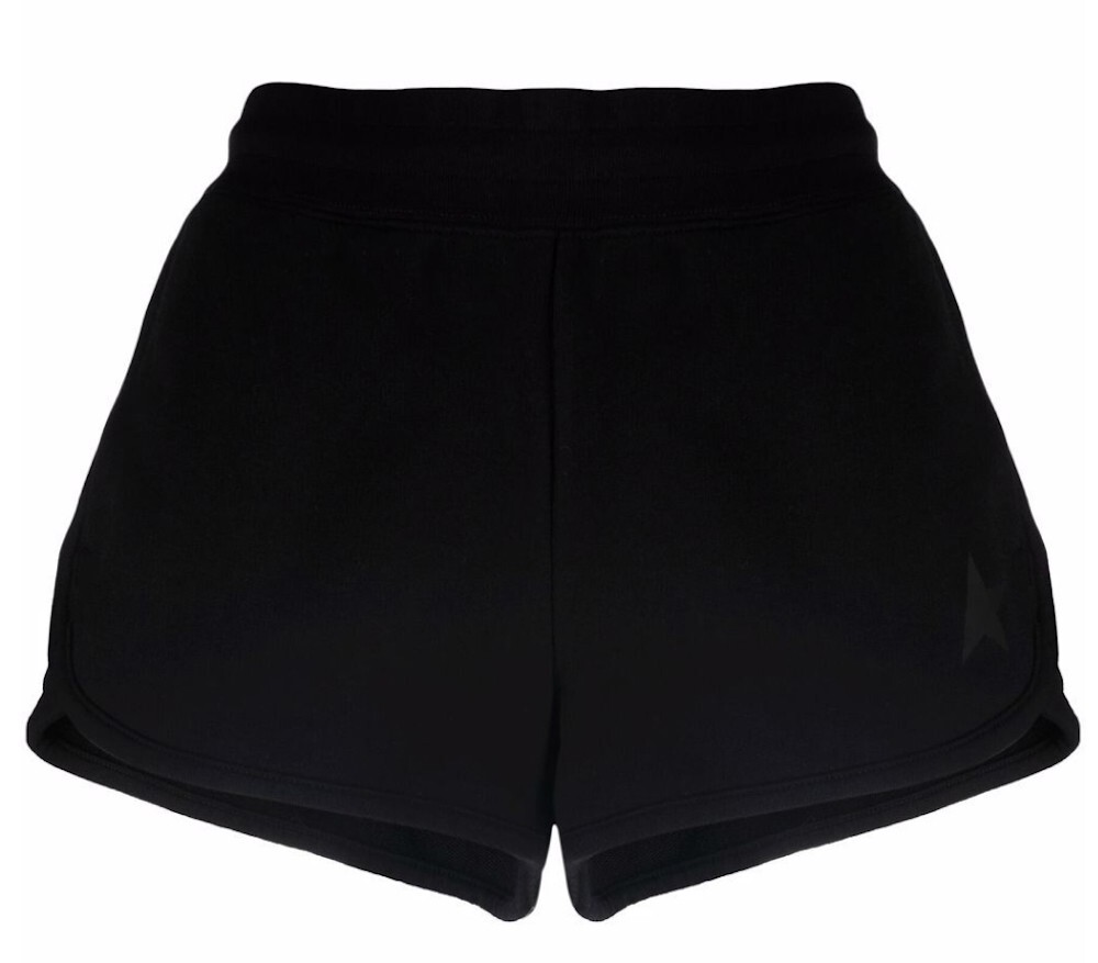 GOLDEN GOOSE WOMEN DIANA STAR LOGO SHORTS MADE IN ITALY