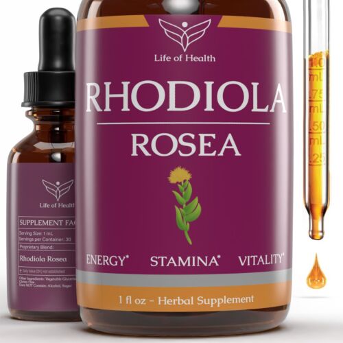 Rhodiola Rosea Tincture - Rhodiola - Rhodiola Extract - for Energy Stamina Co...