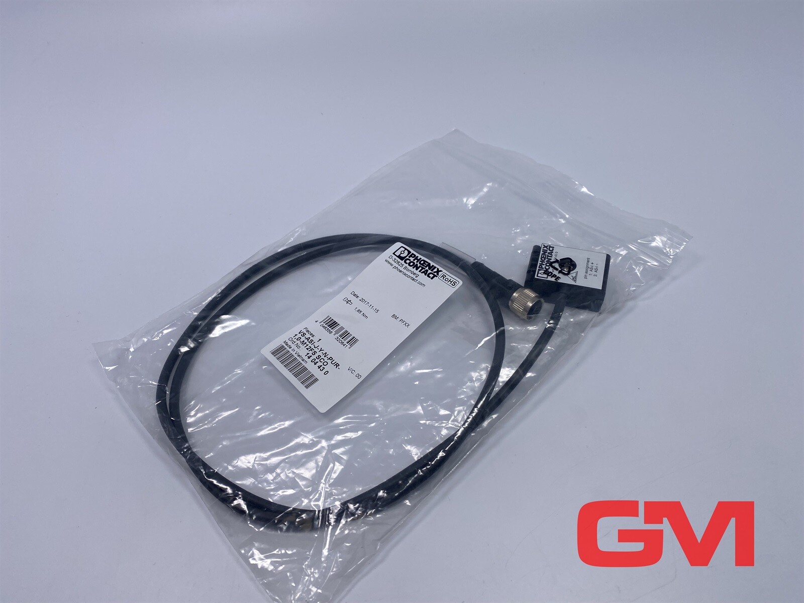 Phoenix Contact Distributor 1404430 VS-ASI-J-Y-N-PUR-1,0-M12FS SCO