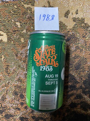 1983 Sprite Soda / Pop Can ''Limited Edition'' Promoting California State Fair