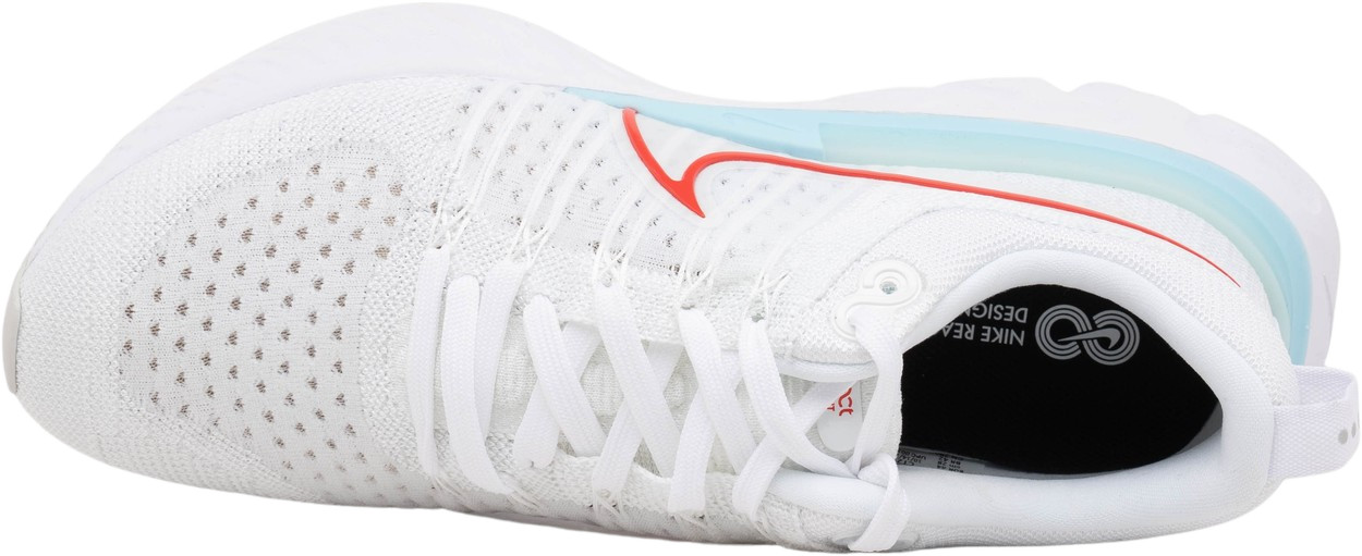 nike react infinity run flyknit 2 white glacier ice