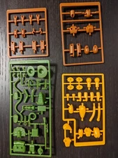 Stikfas Beta Female Safari & Jungle Cat, Brown/Orange Deco - Sprues Only AFK37R