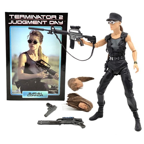 NECA Terminator 2 Judgment Day Sarah Connor Ultimate Actionfigur Spielzeug MIT BOX - Bild 1 von 14