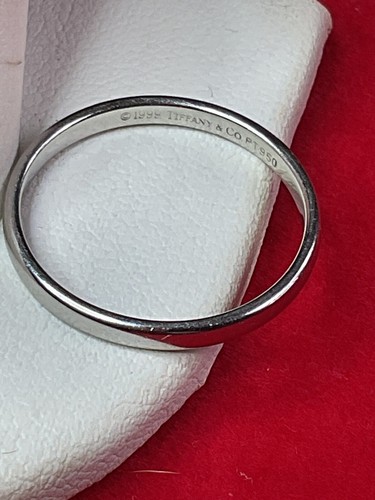 Tiffany & Co Platinum 2 mm Forever Wedding Band Size 6.5 - Picture 5 of 5