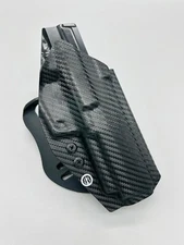 FN 5.7 MRD MK3 - Black Carbon Fiber Kydex OWB Holster w/ Paddle Clip USA Veteran