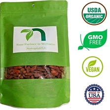 1.5 Lbs (24 Ozs) Organic Sun Dried Goji Berry (Wolfberry) Free Shipping!